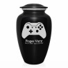 Wireless Controller Cremation Urn - Jet Black