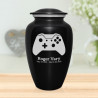 Wireless Controller Cremation Urn - Jet Black