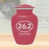 Marathon 26.2 Running Sharing Urn - Rose Pink