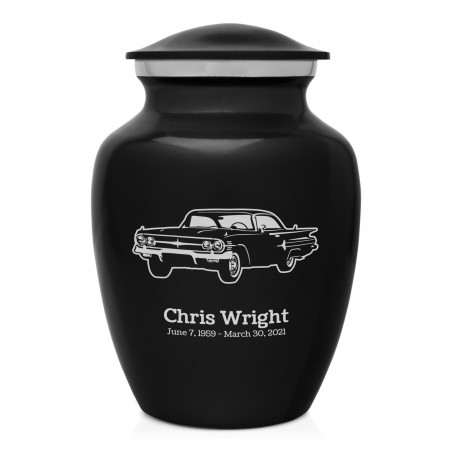 Classic Car III Sharing Urn - Jet Black