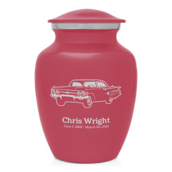 Classic Car III Sharing Urn - Rose Pink