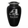 Semi II Cremation Urn - Jet Black