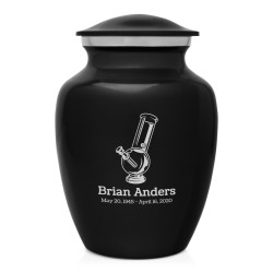 Marijuana Bong Sharing Urn - Jet Black