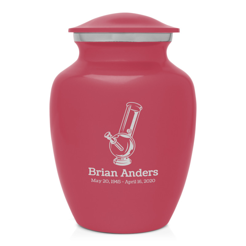 Marijuana Bong Sharing Urn - Rose Pink