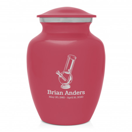 Marijuana Bong Sharing Urn - Rose Pink