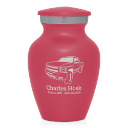 Truck I Keepsake Urn - Rose Pink