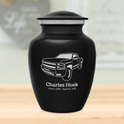 Truck I Sharing Urn - Jet Black