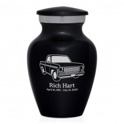 Truck II Keepsake Urn - Jet Black