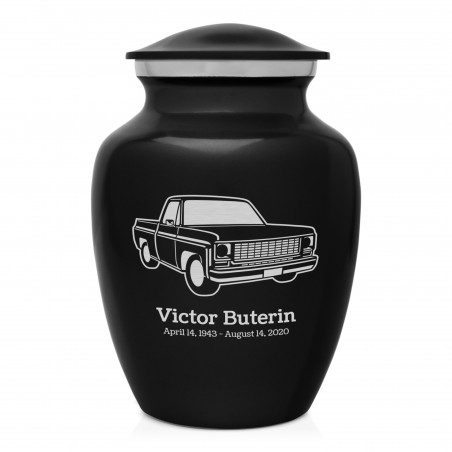 Truck II Sharing Urn - Jet Black