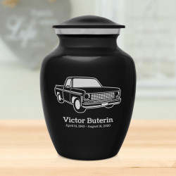 Truck II Sharing Urn - Jet Black