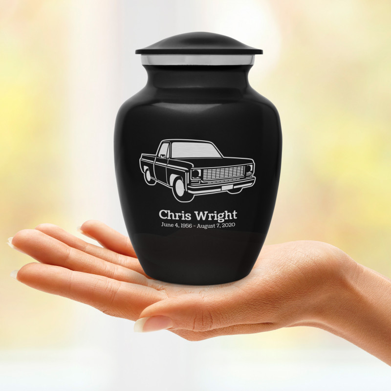 Truck II Sharing Urn - Jet Black