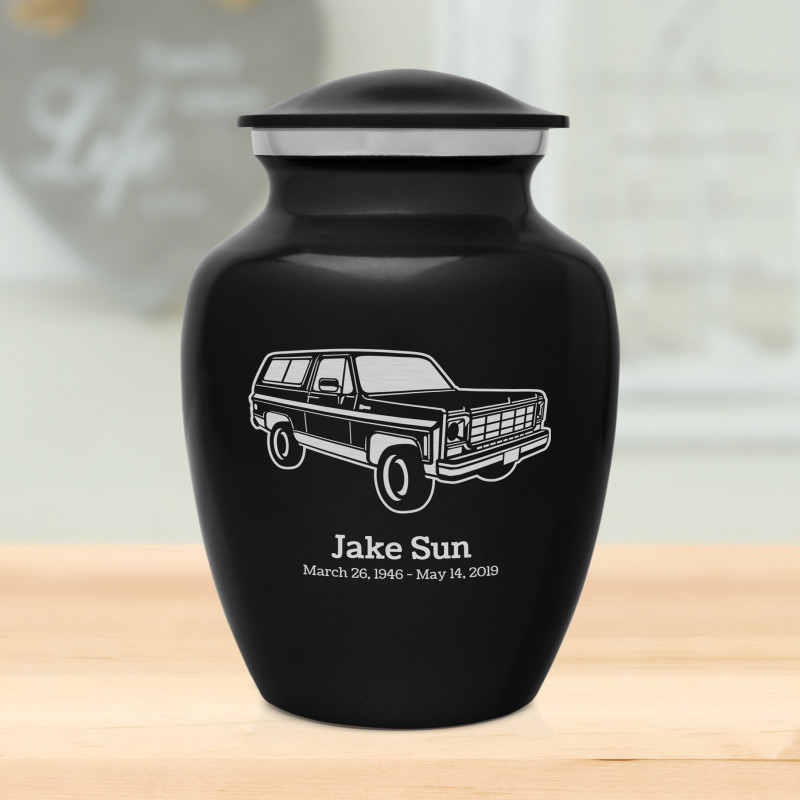 SUV Sharing Urn - Jet Black