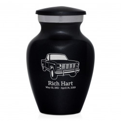 Truck IV Keepsake Urn - Jet Black