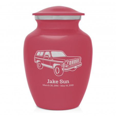 SUV Sharing Urn - Rose Pink