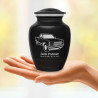Truck V Sharing Urn - Jet Black