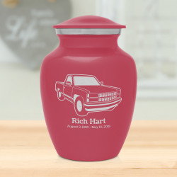 Truck V Sharing Urn - Rose Pink