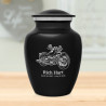 Motorcycle II Sharing Urn - Jet Black