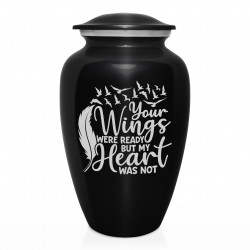 Going Home Cremation Urn - Jet Black