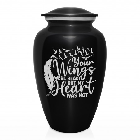 Going Home Cremation Urn - Jet Black
