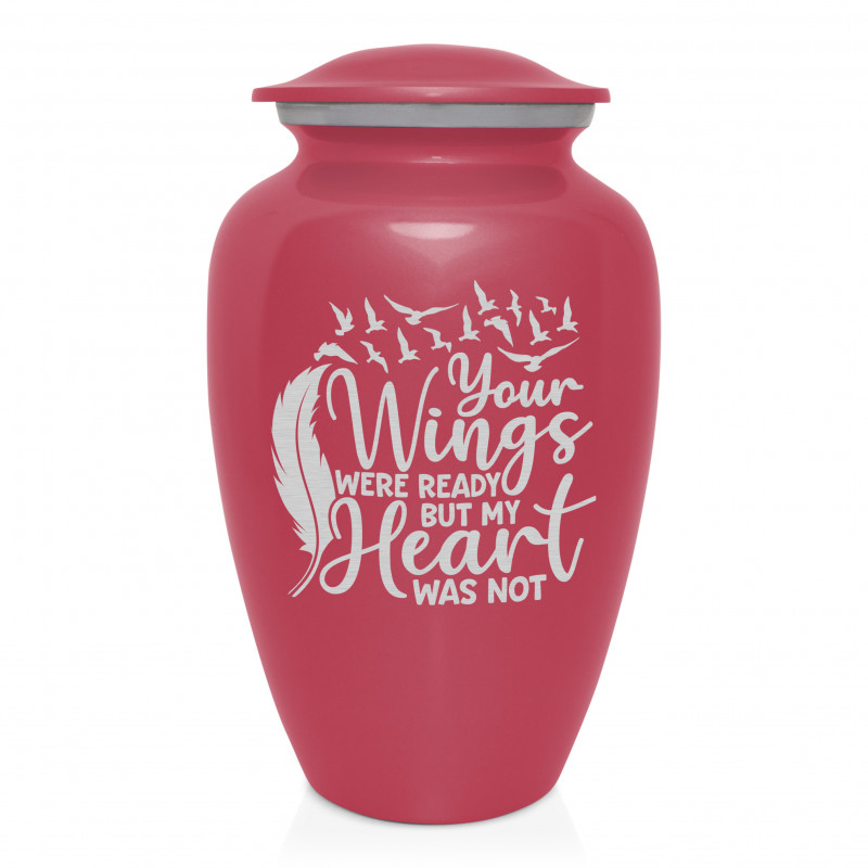Going Home Cremation Urn - Rose Pink