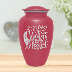 Going Home Cremation Urn - Rose Pink