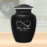 My Brother Walks With Me Sharing Urn - Jet Black