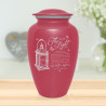 Keep the Light On Cremation Urn - Rose Pink