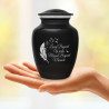 Loved Beyond Words Sharing Urn - Jet Black