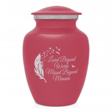 Loved Beyond Words Sharing Urn - Rose Pink