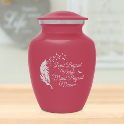 Loved Beyond Words Sharing Urn - Rose Pink