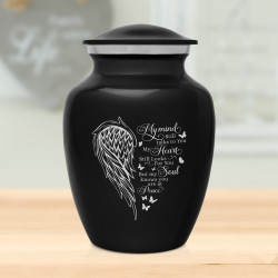At Peace Sharing Urn - Jet Black