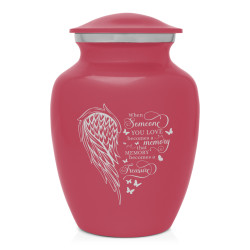 Memory Becomes a Treasure Sharing Urn - Rose Pink