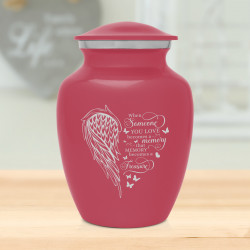 Memory Becomes a Treasure Sharing Urn - Rose Pink