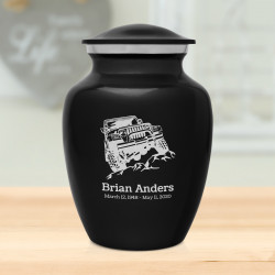 Offroad Truck Sharing Urn - Jet Black