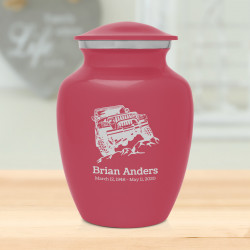 Offroad Truck Sharing Urn - Rose Pink