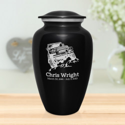 Offroad Truck Cremation Urn - Jet Black