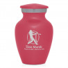 Baseball Keepsake Urn - Rose Pink