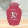 Baseball Sharing Urn - Rose Pink
