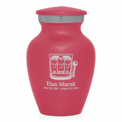Slot Machine Keepsake Urn - Rose Pink