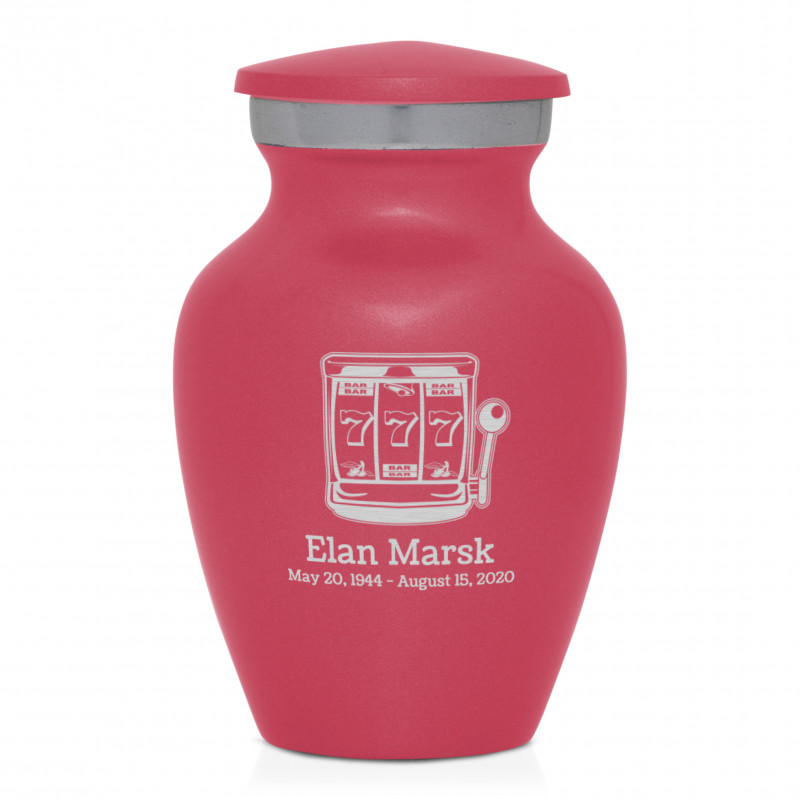 Slot Machine Keepsake Urn - Rose Pink