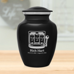 Slot Machine Sharing Urn - Jet Black