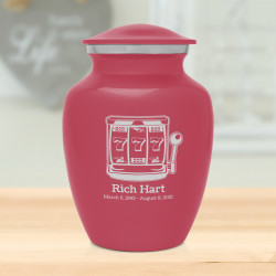 Slot Machine Sharing Urn - Rose Pink