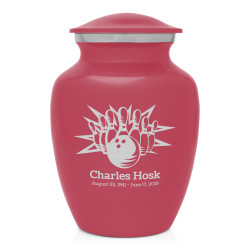 Bowling Sharing Urn - Rose Pink
