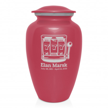 Slot Machine Cremation Urn - Rose Pink