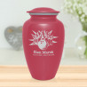 Bowling Cremation Urn - Rose Pink