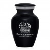 His Grace Is Enough Keepsake Urn - Jet Black