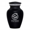 Dead Inside Keepsake Urn - Jet Black