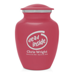 Dead Inside Sharing Urn - Rose Pink
