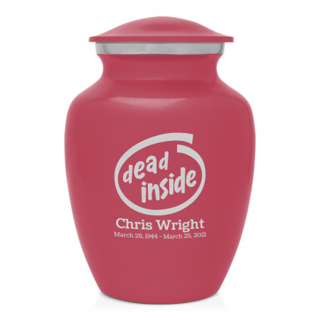 Dead Inside Sharing Urn - Rose Pink