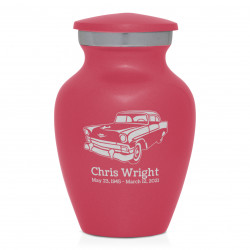 Classic Car II Keepsake Urn - Rose Pink